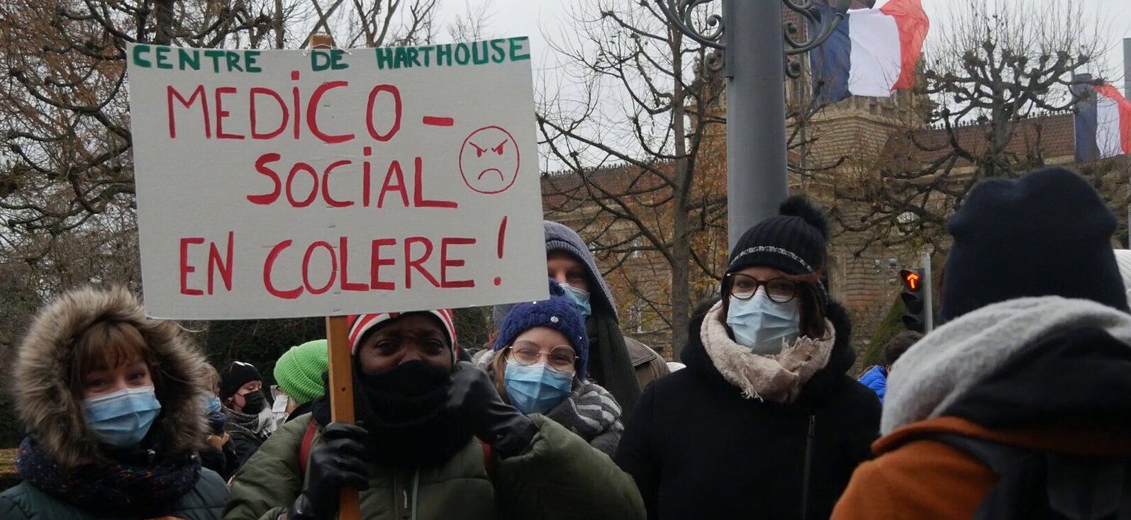 Manifestation secteur médico-social 30 novembre 2021 Strasbourg