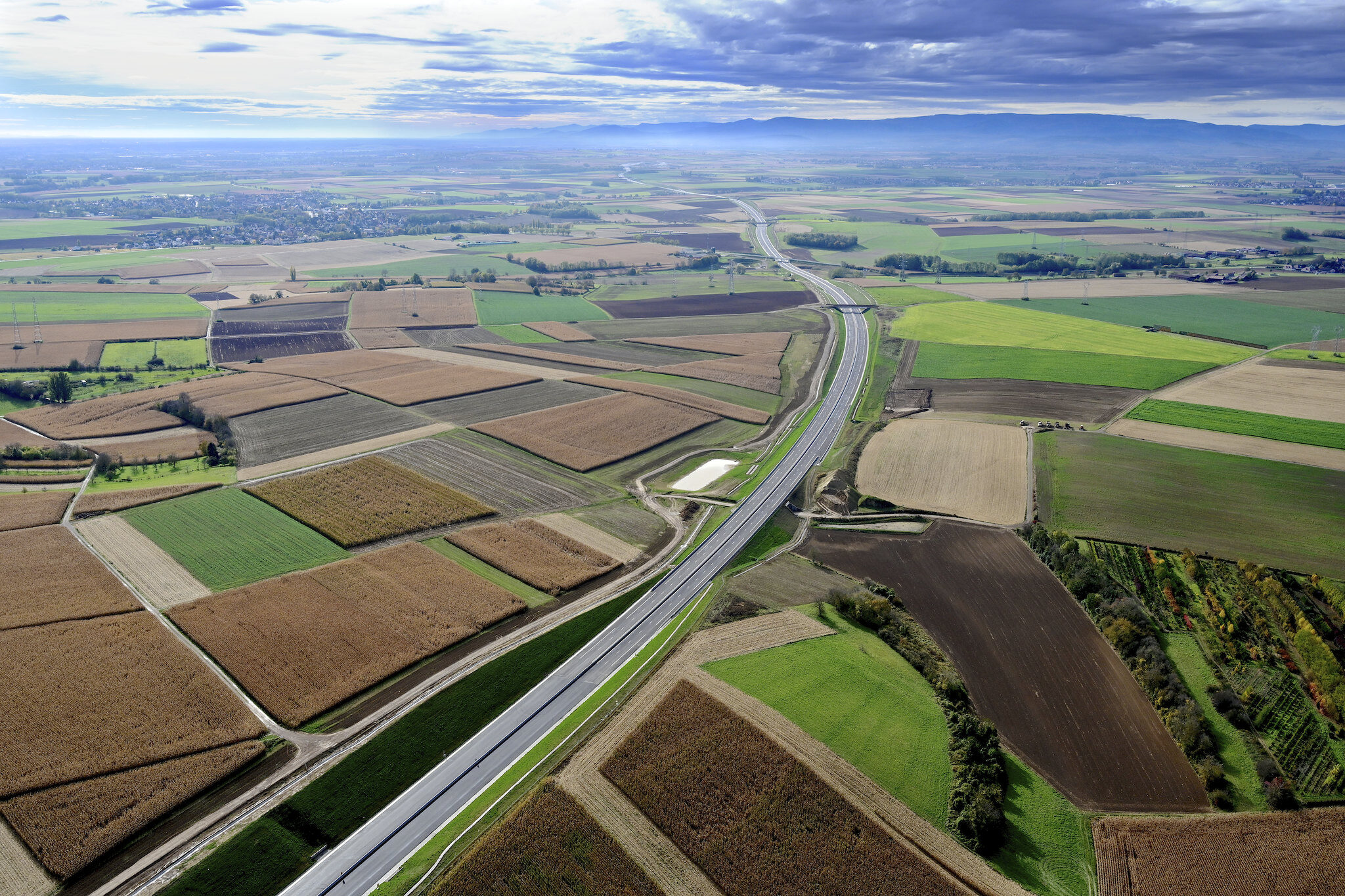 Le grand contournement ouest le 31 octobre 2021 avant sa mise en service (Photo Marc Dossmann)