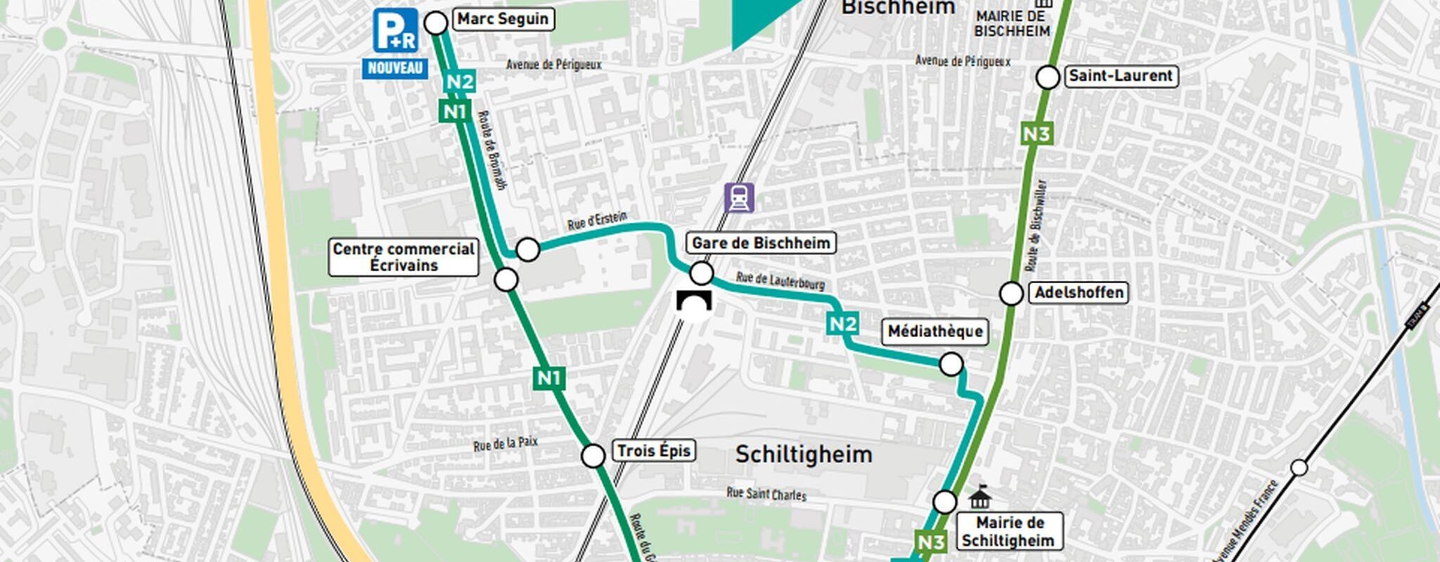 Tram nord : l’Eurométropole a choisi ses tracés à Schiltigheim et dans la Neustadt