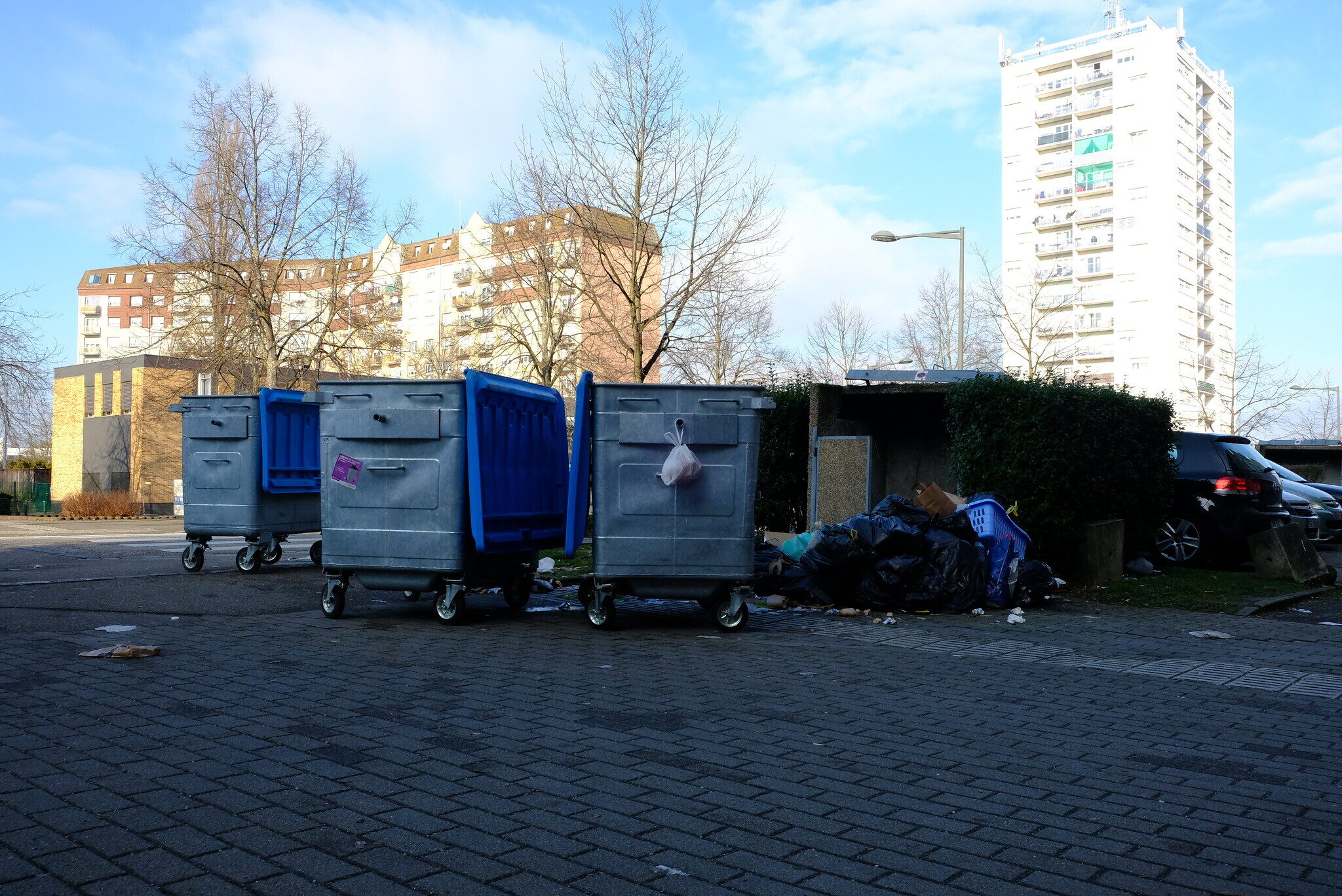 La rénovation urbaine fera passer l’Elsau aux poubelles enterrées… sauf chez Alsace Habitat