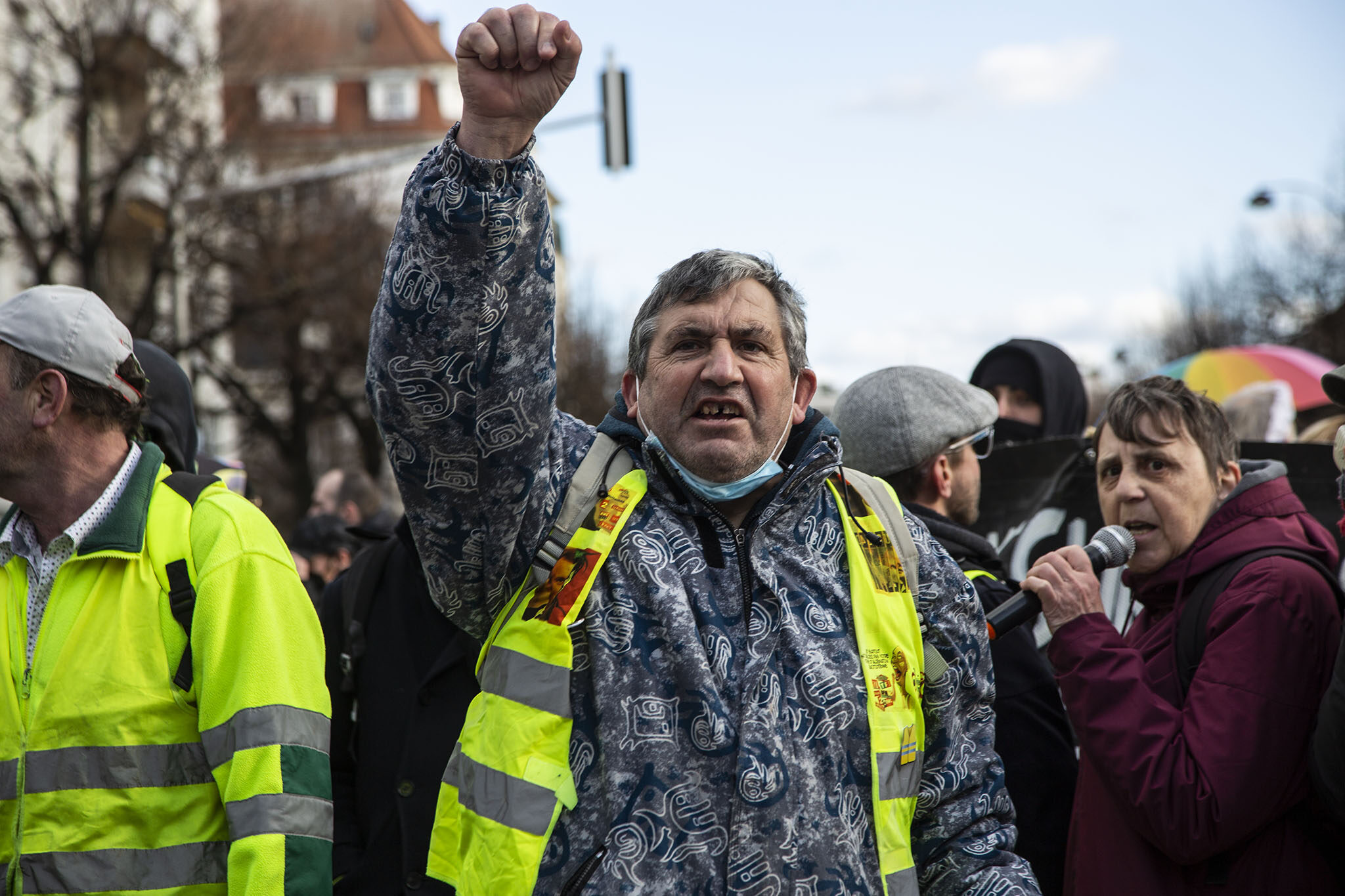 À la manif anti-passe, l’agrégat des colères contre Emmanuel Macron