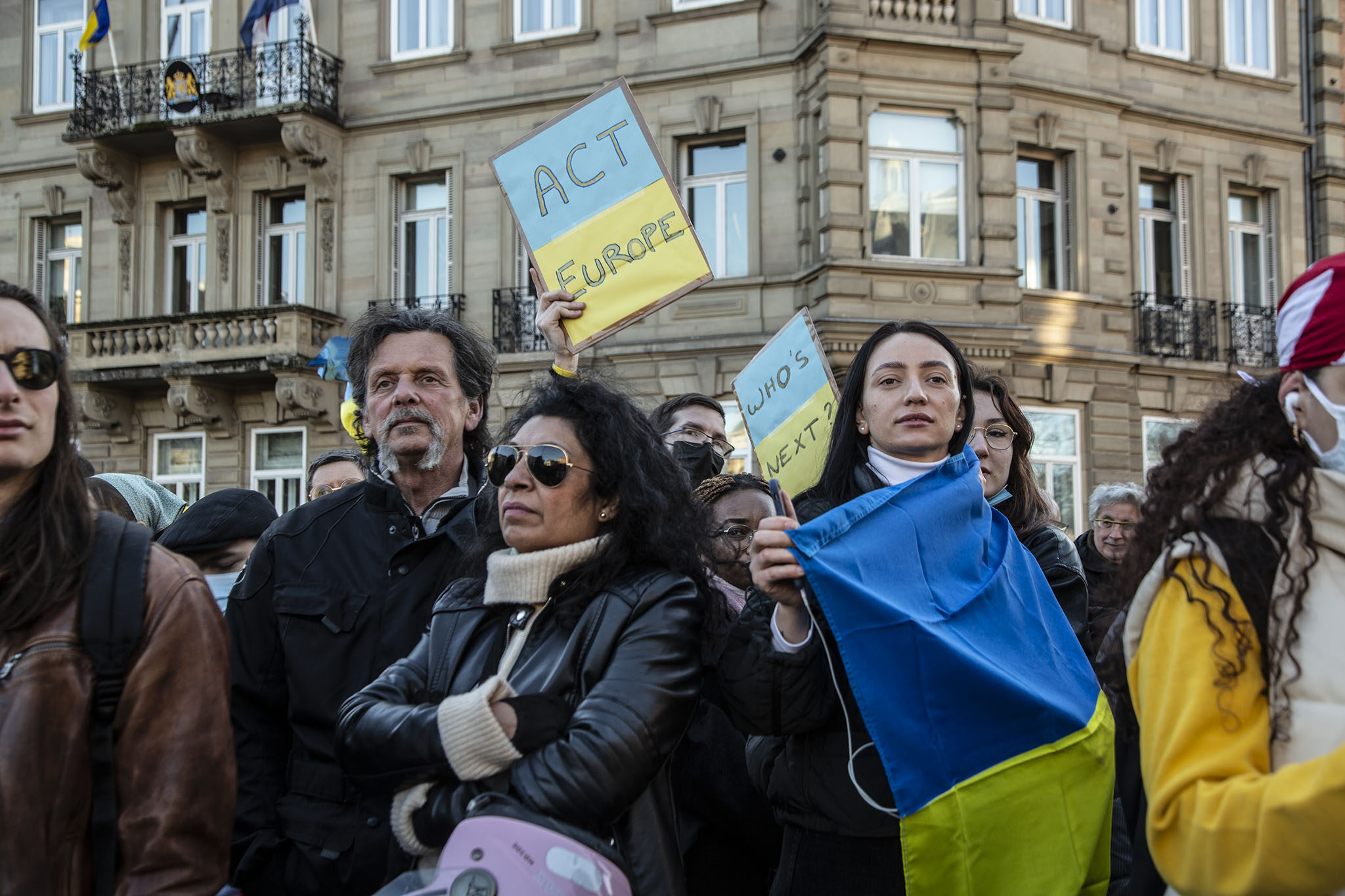 À la manifestation contre la guerre en Ukraine, l’espoir d’un blocus économique européen