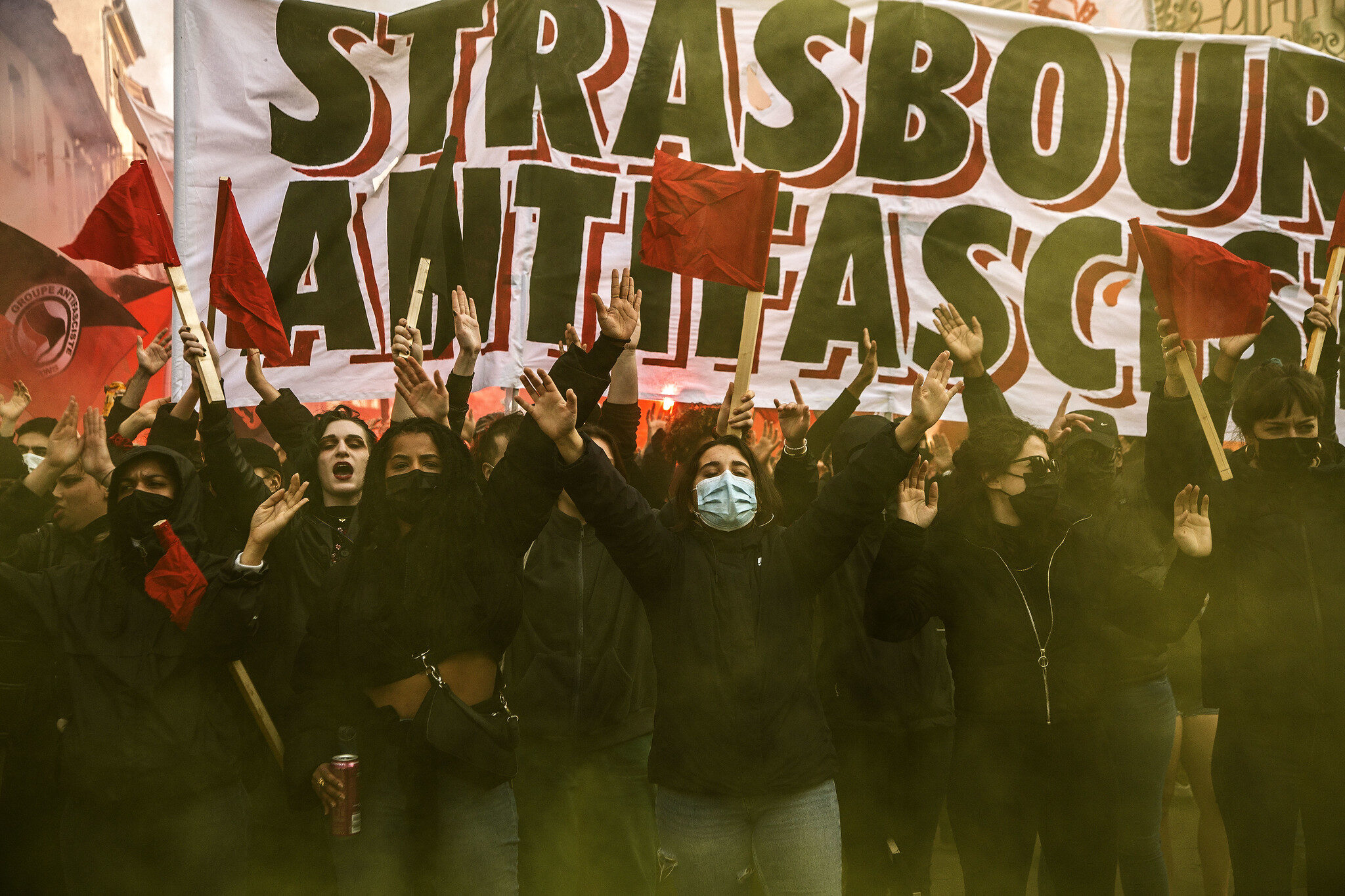 Samedi, un cortège de 700 antifascistes contre les assauts de l’extrême-droite