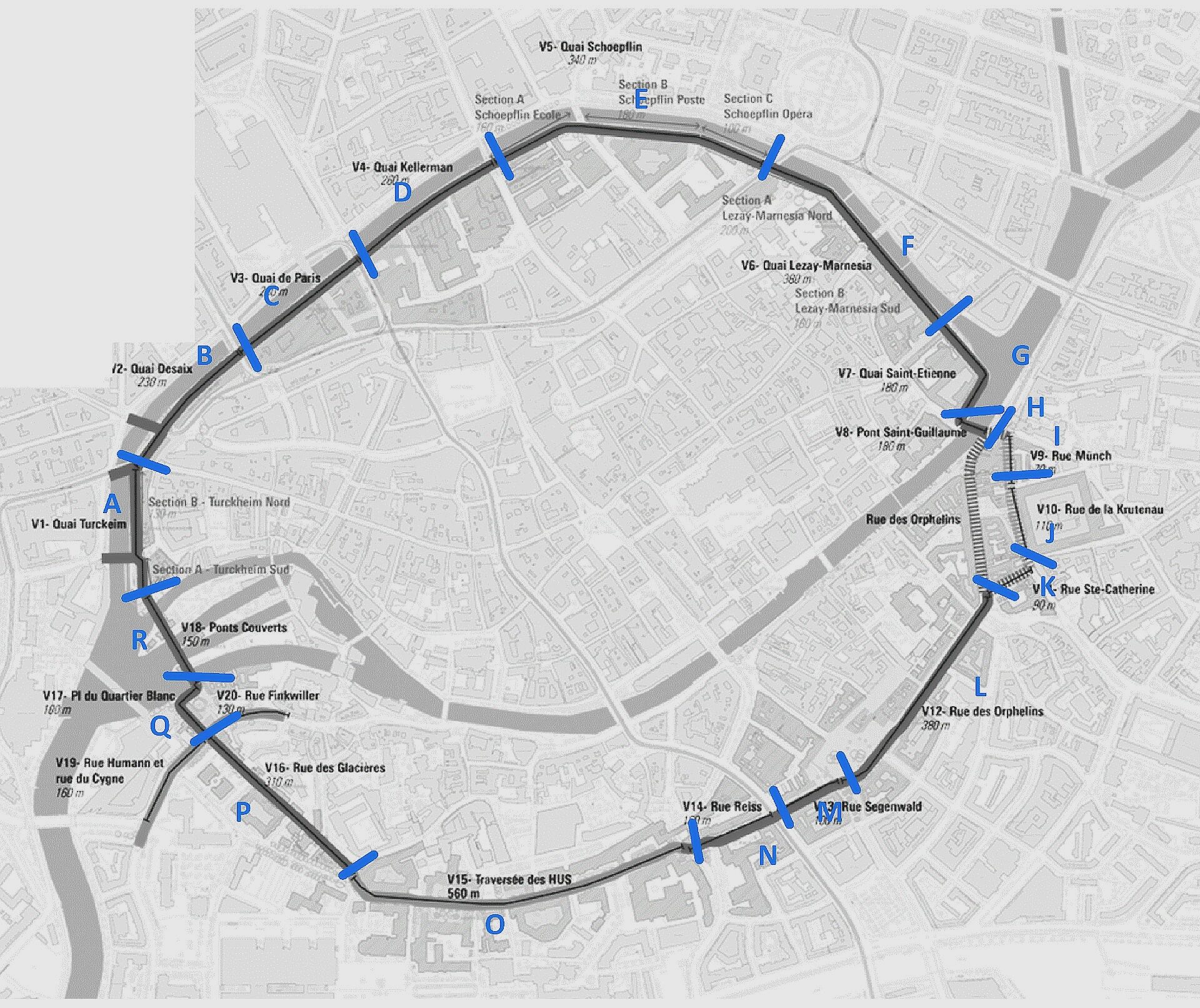 Pour son contournement cyclable du centre, Strasbourg demande des avis sur 18 tronçons