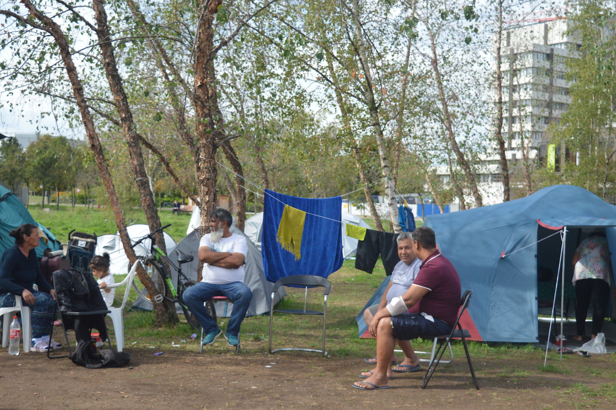 Un gymnase mobilisé pour l’accueil des personnes du camp de l’Étoile