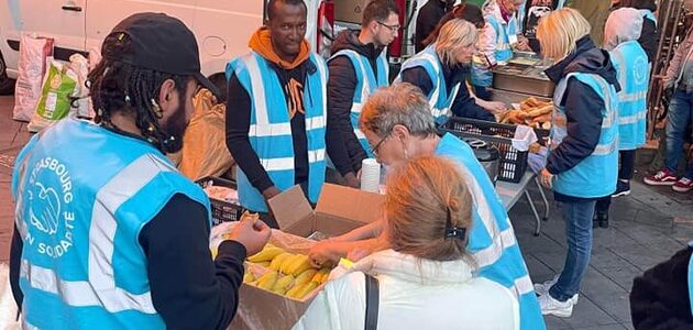 Mardi soir, Strasbourg action solidarité a distribué 594 repas : « C’est un triste record, c’était l’enfer »