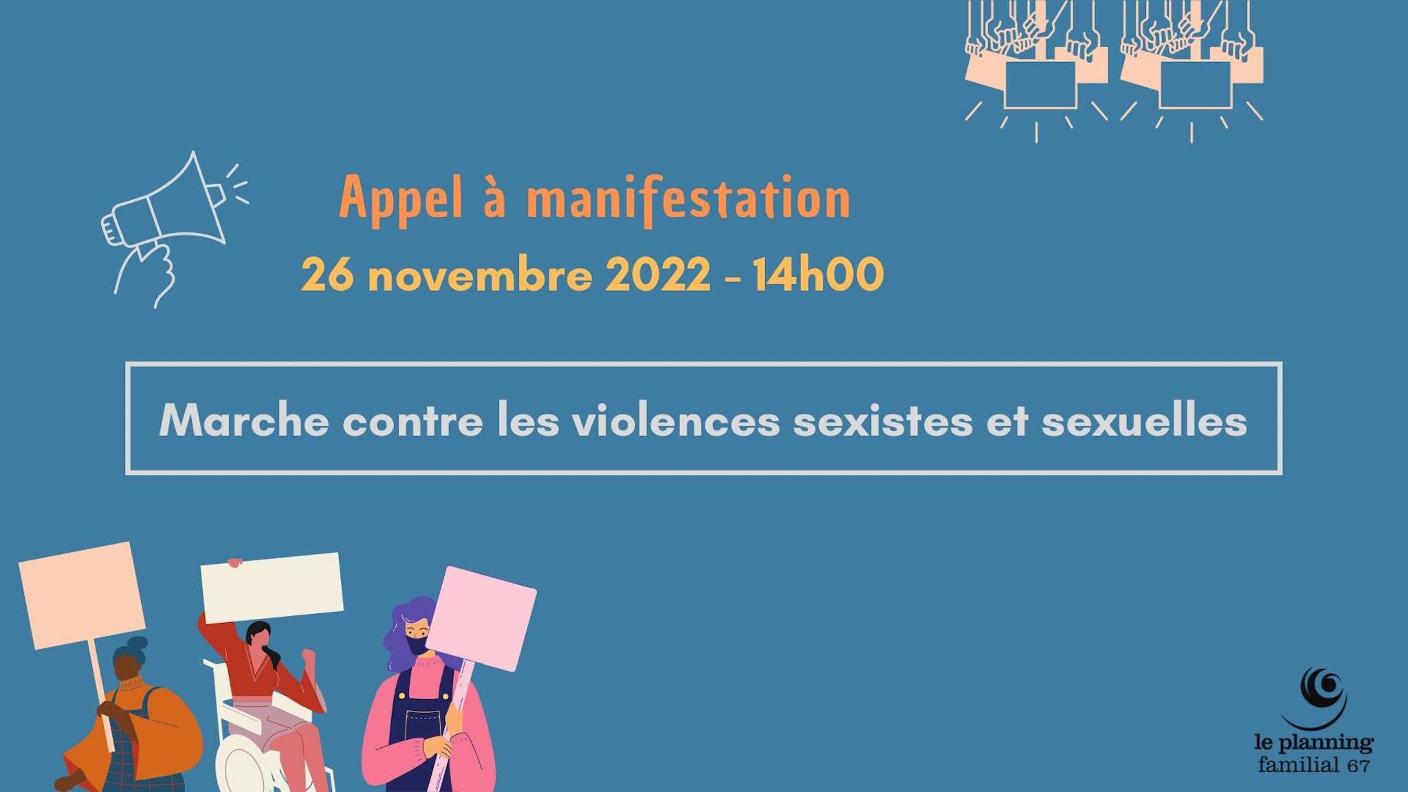 Une marche contre les violences sexistes et sexuelles samedi