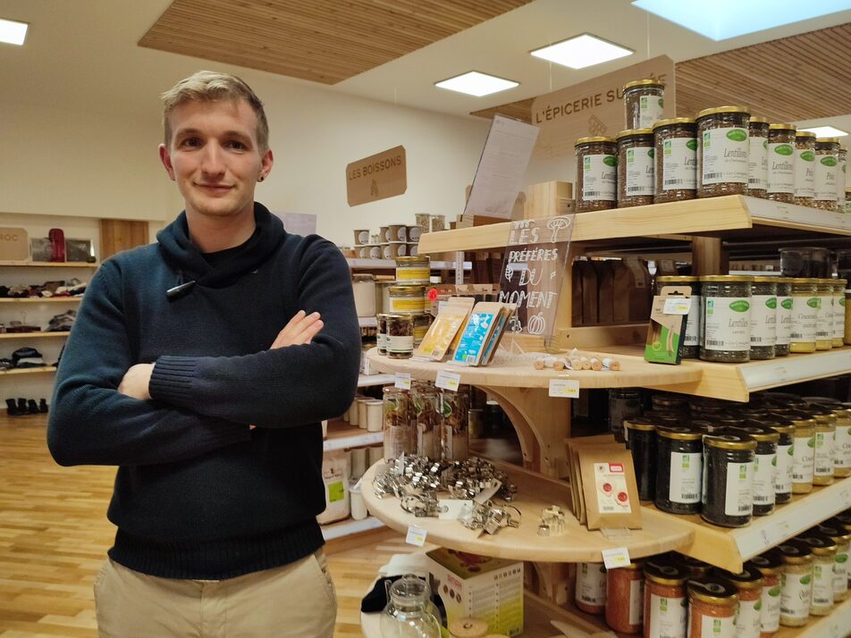 En Alsace du Nord, un supermarché local tente de convertir les consommateurs au bio et au zéro déchet