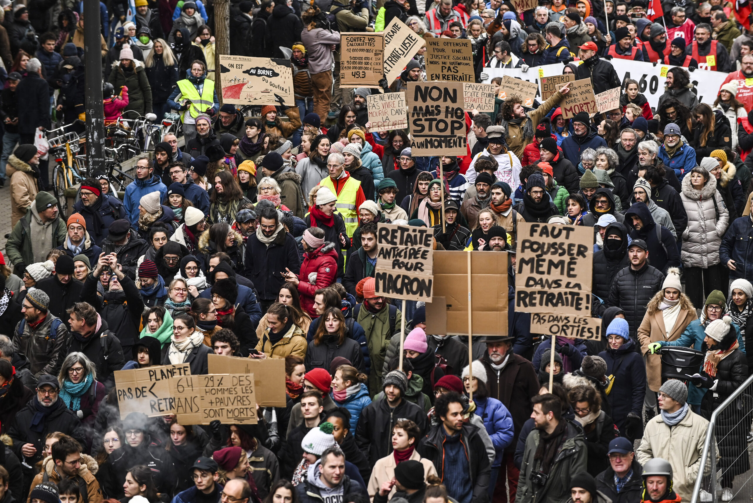 Réforme des retraites : deuxième manifestation mardi 31 janvier à Strasbourg