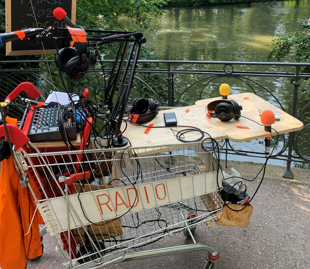 Atelier radiophonique par Radio Caddie au Vaisseau à Strasbourg