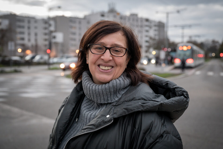 Avec Nora Bellahcene, Strasbourgeoise engagée pour les femmes de Hautepierre