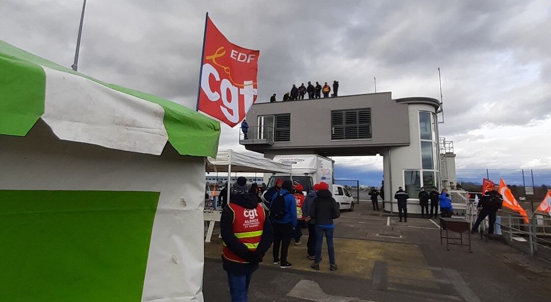 Blocages et grèves ce mercredi 8 mars : l’écluse de Marckolsheim évacuée par la police