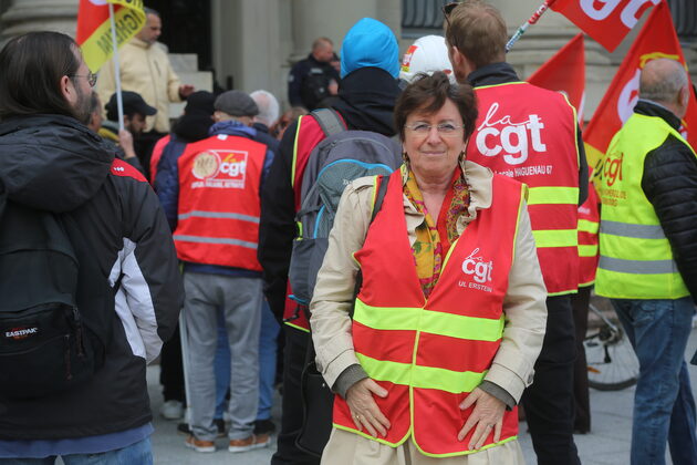 Odile CGT Tribunal interpellations