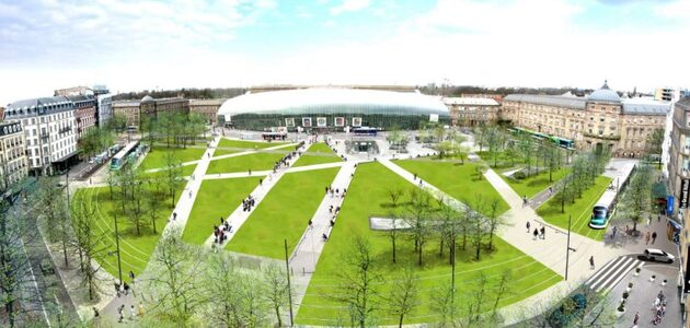 Ouverture à 360 degrés, fin de la voiture… Le futur de la gare de Strasbourg dévoilé