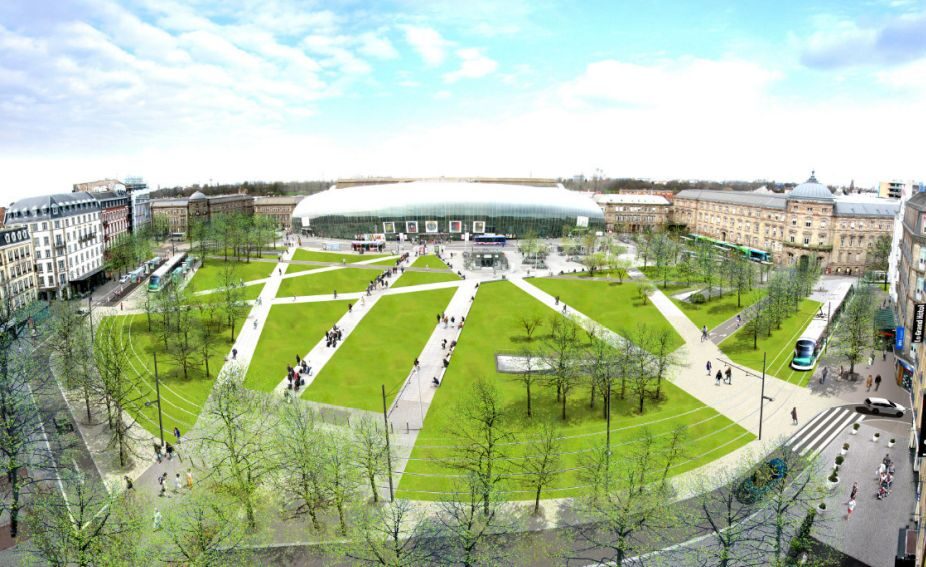 Ouverture à 360 degrés, fin de la voiture… Le futur de la gare de Strasbourg dévoilé