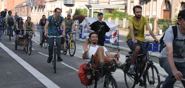 Cyclistes frustrés à la Vélorution « inter-quartiers »