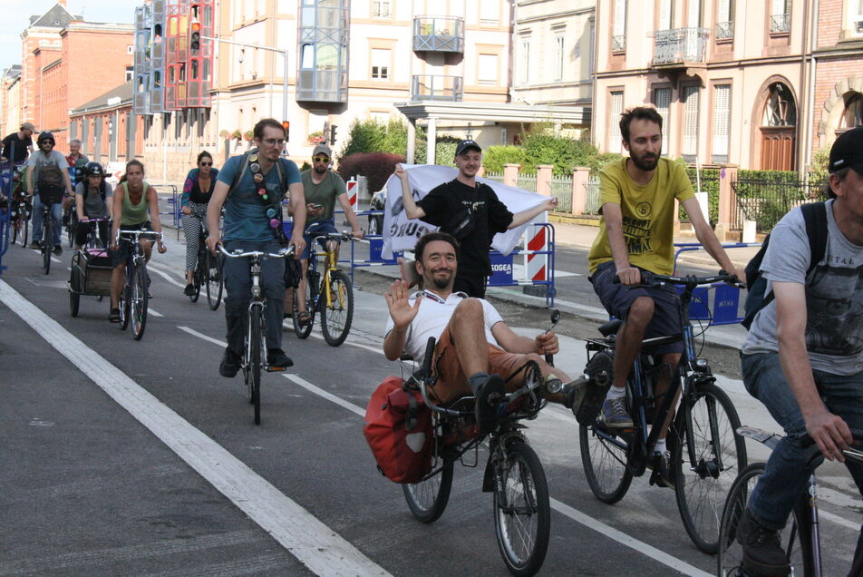 Cyclistes frustrés à la Vélorution « inter-quartiers »