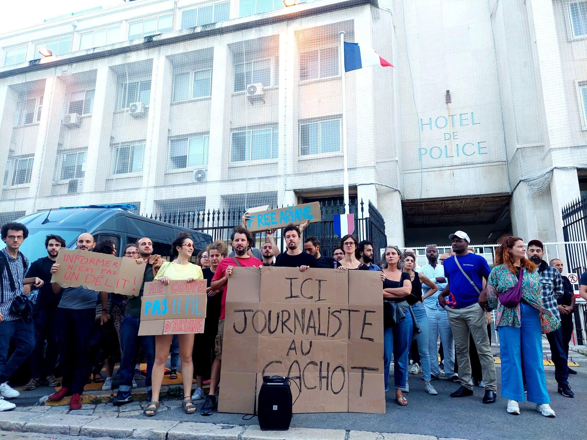 Manifestation pour la liberté de la presse et le respect du secret des sources mardi