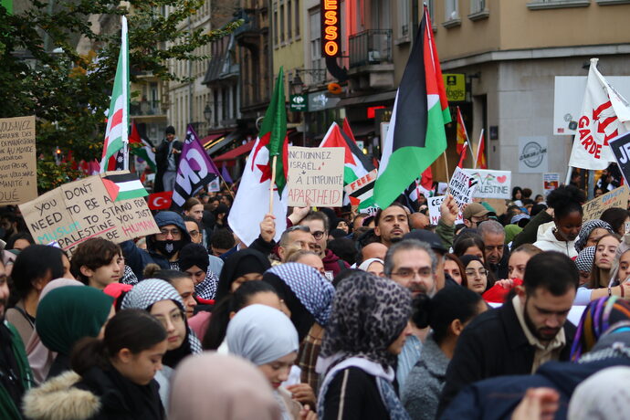 Quatre mobilisations pour la Palestine à Strasbourg du 22 au 26 novembre