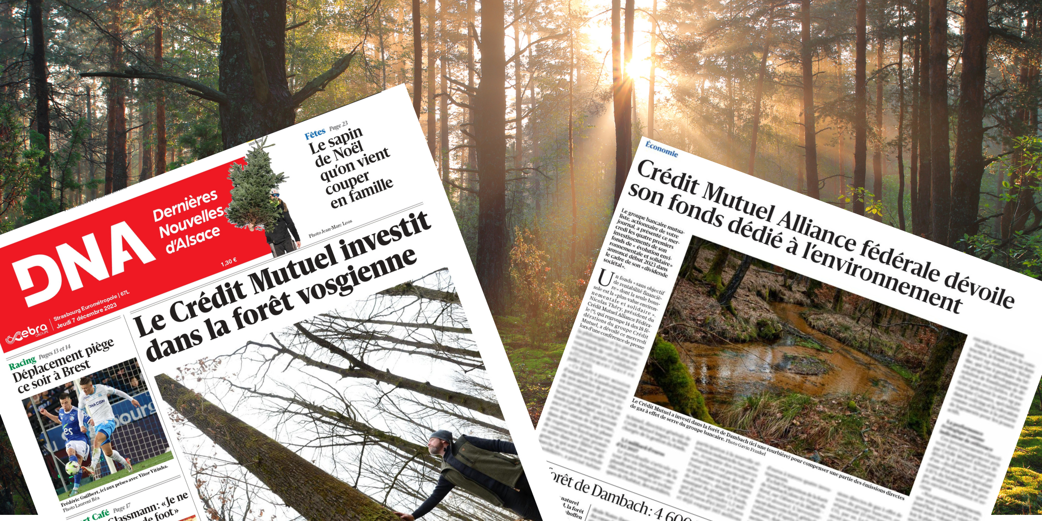 À l’insu de la rédaction, le Crédit mutuel valorisé en Une des DNA