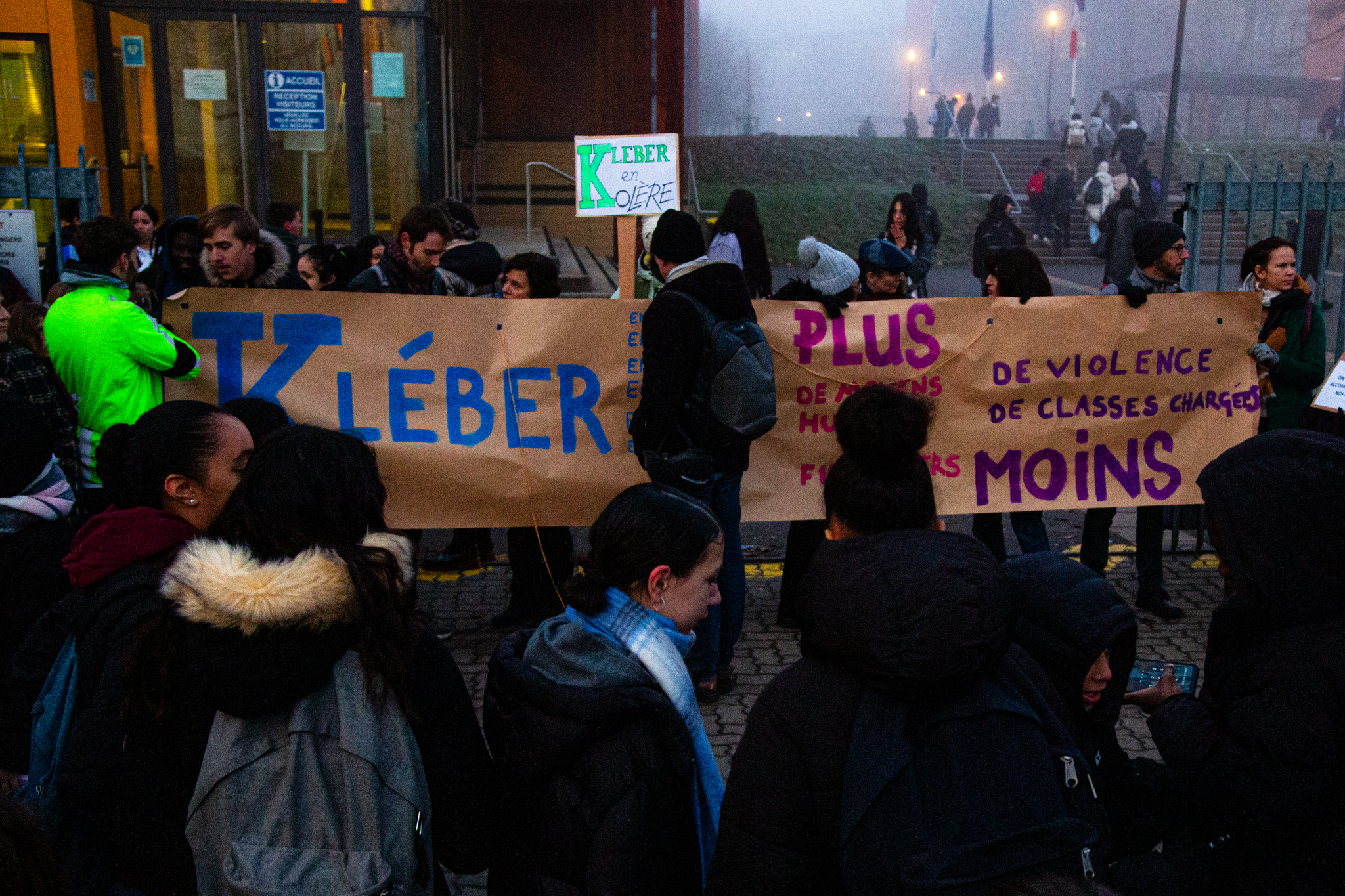 Au collège Kléber, mobilisation des enseignants pour une réponse rapide contre l’insécurité