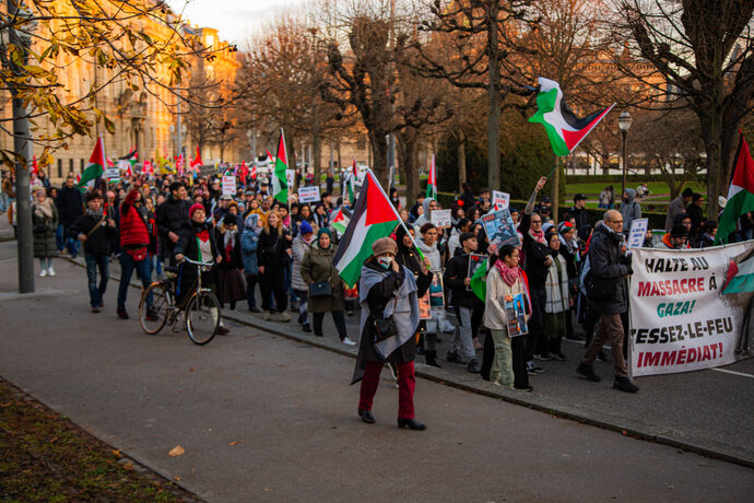 Pour un cessez-le-feu à Gaza, une marche entre Strasbourg et Obernai samedi 9 mars