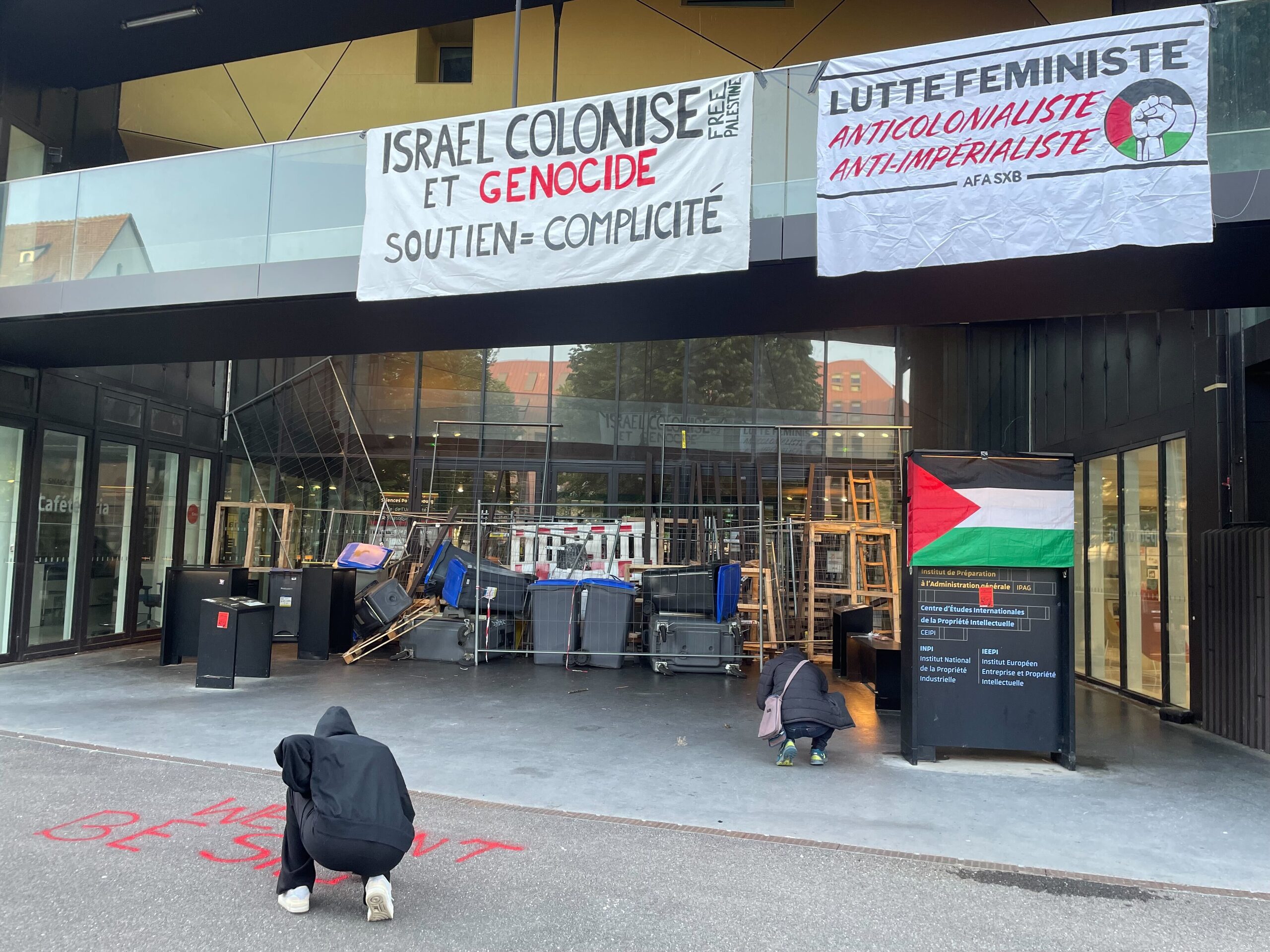 Sciences Po Strasbourg bloqué pour « faire entendre les voix qui dénoncent le génocide en Palestine »