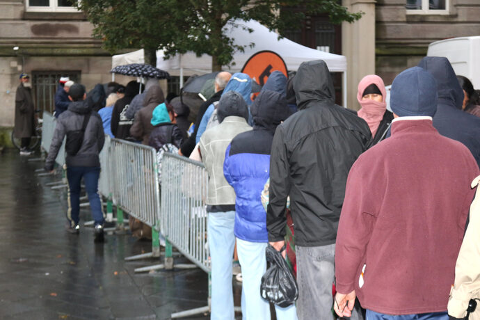 À Strasbourg, l’État crée une tension alimentaire pour les migrants et les SDF