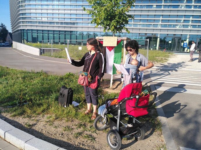 Vendredi 5 septembre, hommage aux enfants morts à Gaza devant le Parlement européen