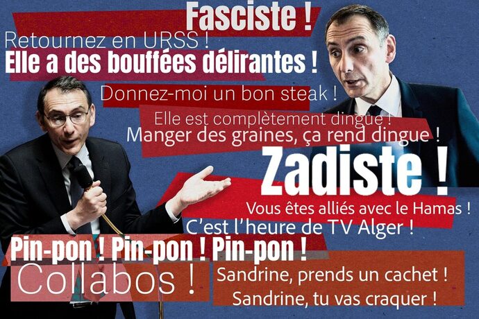 « Collabo ! », « Folle ! », « Va manger des graines ! » : un an d’invectives du député RN Laurent Jacobelli à l’Assemblée