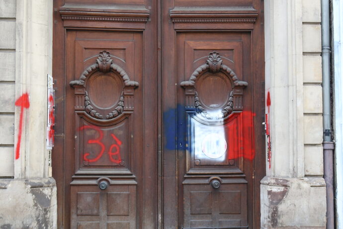 De nouveaux tags d&rsquo;intimidation contre un soutien affiché à la Palestine