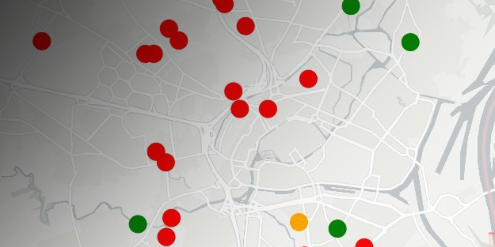 La carte des élèves à la rue de Strasbourg