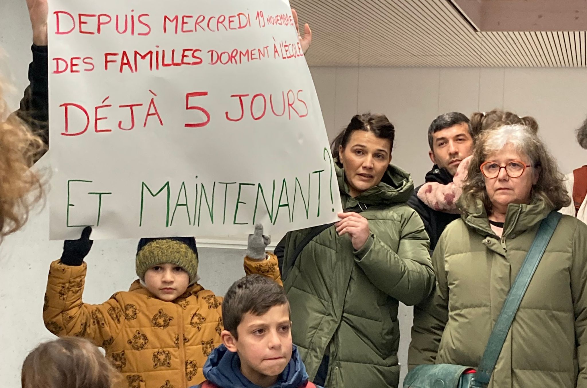 19 sans-abris dorment dans l’école Schluthfeld : journée « école morte » lundi 8 décembre