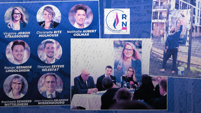 Avec seulement sept listes en Alsace, le RN « reste un petit parti »