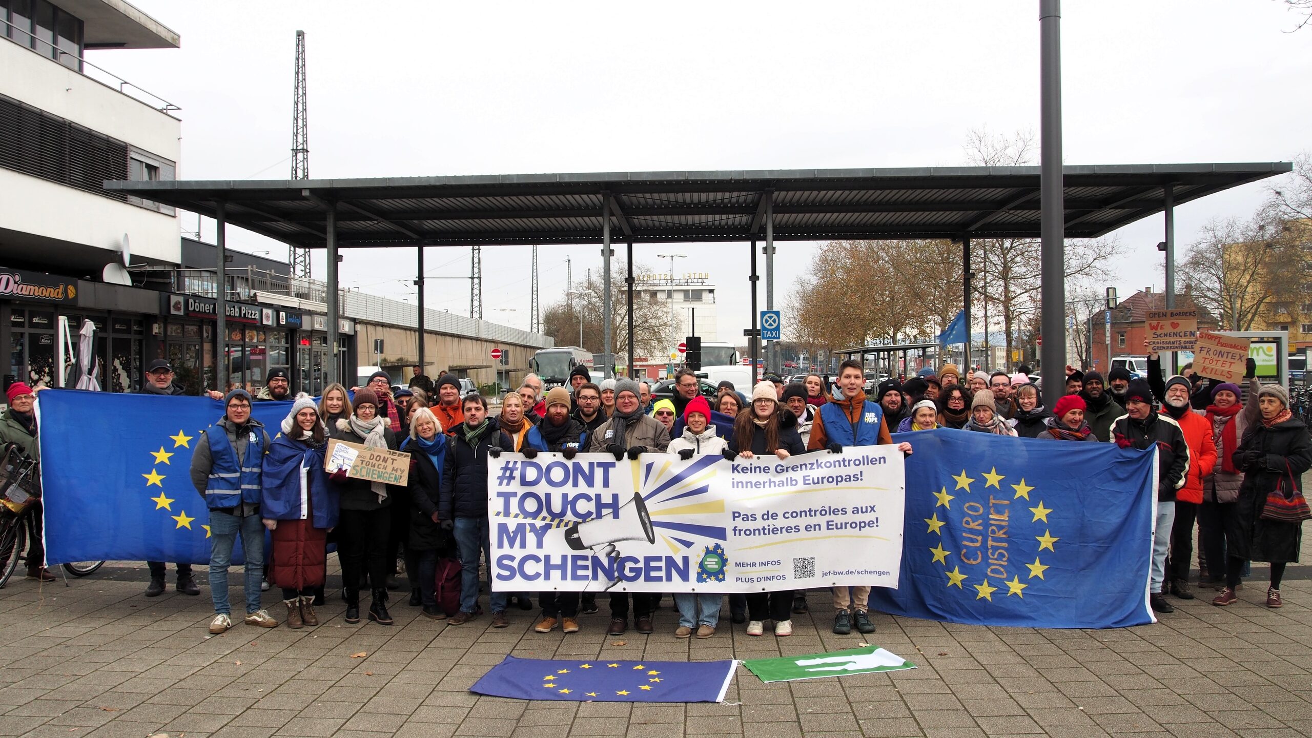 À Kehl, une nouvelle manifestation contre le contrôle aux frontières samedi 21 mars